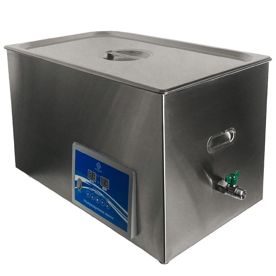Ультразвуковая ванна (мойка) Stegler 30DT (30 л, 20-80°C, 720W)