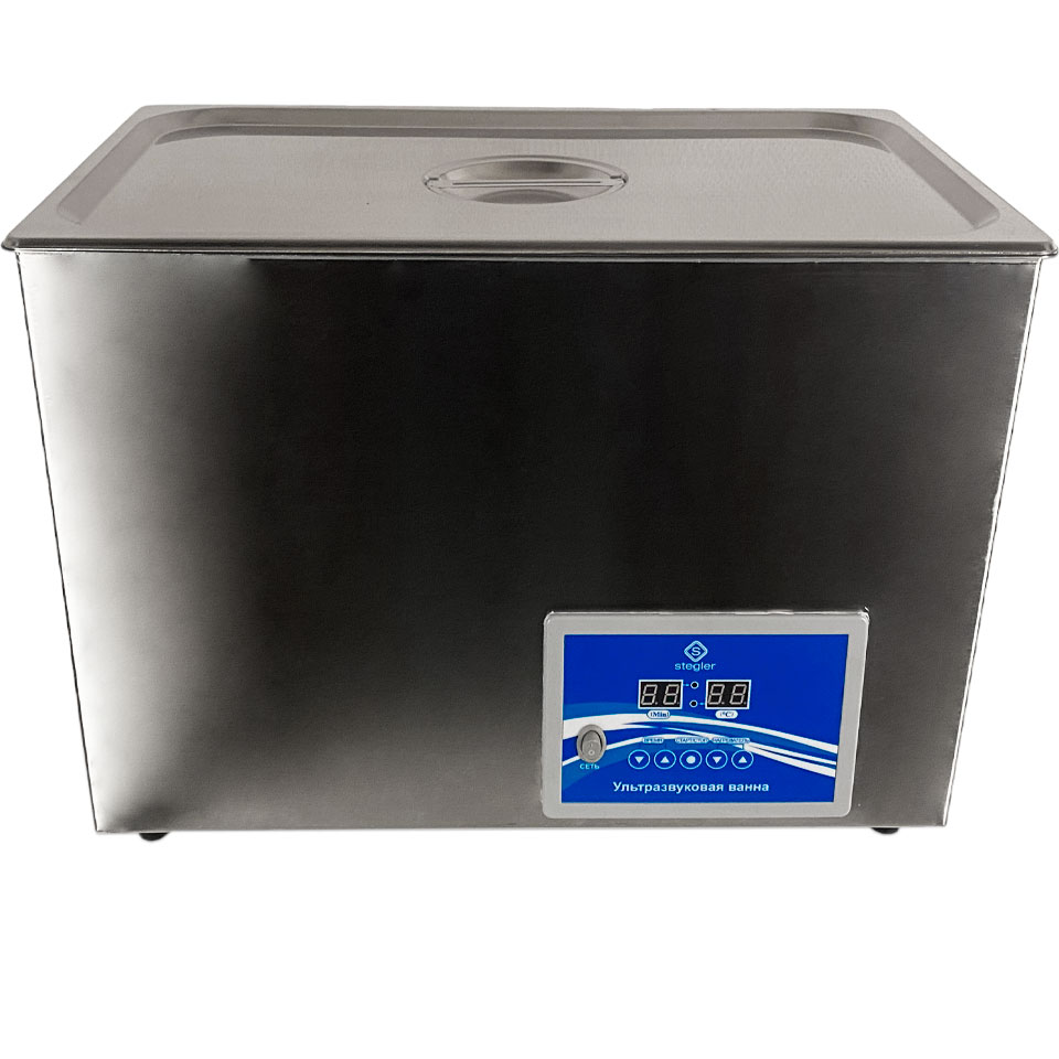 Ультразвуковая ванна (мойка) Stegler 30DT (30 л, 20-80°C, 720W)