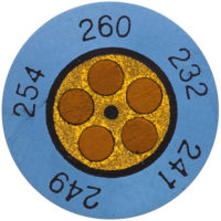 Круглые термоиндикаторы testoterm - измерительный диапазон +171 … +193 °C (0646 0076)