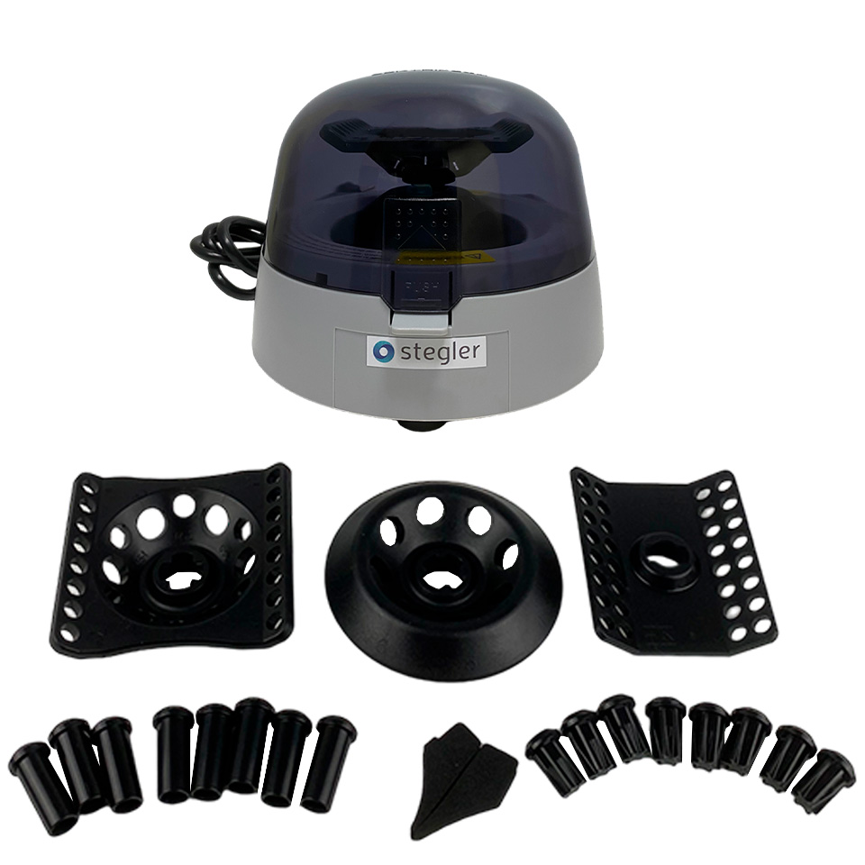 Лабораторная центрифуга STEGLER CM-72 Meteor (7 200 об/мин, 8×2 мл)