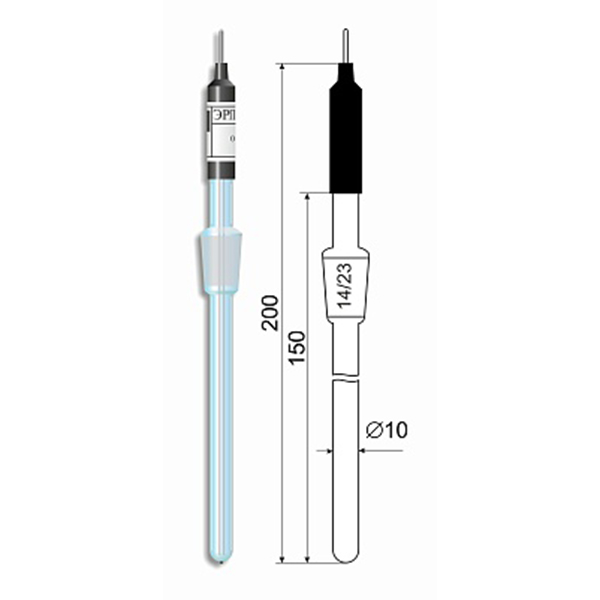 Лабораторный редоксметрический платиновый электрод для ХПК-ячейки ЭРП-104